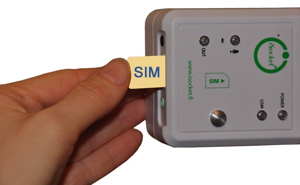 GSM розетка с датчиком температуры