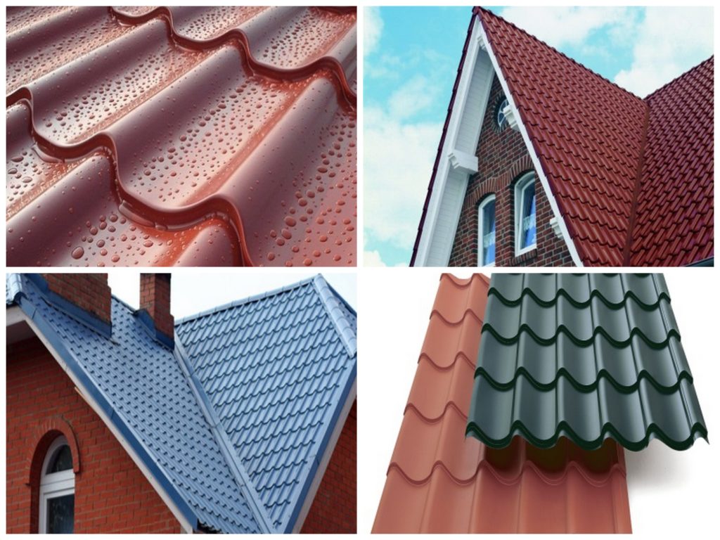 Виды  материалов для крыши